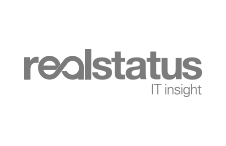 b2b creative agency real status logo